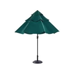 Beliani Marktscherm BIBIONE - Groen Polyester -Buitenparasols Winkel 0cf18ccb1cce41e1b28b0c2563270a1f