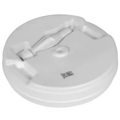 Merkloos Ronde Parasolvoet Wit 42 Cm 13 Liter -Buitenparasols Winkel 1000000910 0103