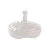 Merkloos Ronde Parasolvoet Wit 42 Cm 13 Liter -Buitenparasols Winkel 1000000910