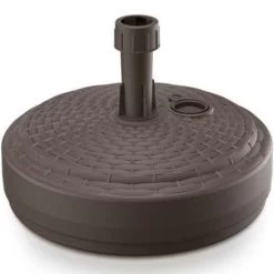 Prosperplast Parasolvoet - Rond - Rotan - Bruin - 10 L - 39 Cm