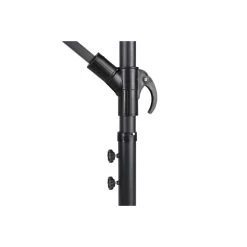 909 Outdoor Hangende Parasol Met Stalenframe In Donkergroen -Buitenparasols Winkel 1000001003 0103