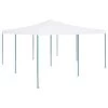 VidaXL Prieel Inklapbaar 5x5 M Wit -Buitenparasols Winkel 1000001039