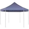 VidaXL Partytent Pop-up Zeshoekig Inklapbaar 3,6x3,1 M Donkerblauw -Buitenparasols Winkel 1000001047