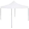 VidaXL Partytent Inklapbaar 3x3 M Staal Wit -Buitenparasols Winkel 1000001056