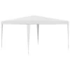 VidaXL Partytent 4x4 M Wit -Buitenparasols Winkel 1000001075