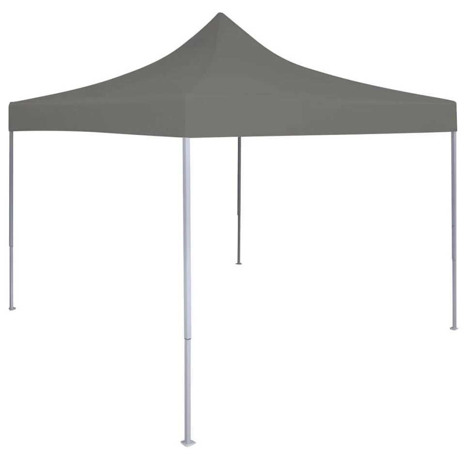 VidaXL Vouwtent Pop-up 3x3 M Antraciet 3 VidaXL Vouwtent Pop-up 3x3 M Antraciet