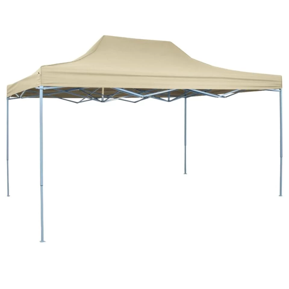 VidaXL Vouwtent Pop-up 3x4,5 M Crèmewit 3 VidaXL Vouwtent Pop-up 3x4,5 M Crèmewit