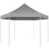VidaXL Partytent Pop-up Zeshoekig Inklapbaar 3,6x3,1 M Grijs -Buitenparasols Winkel 1000001112