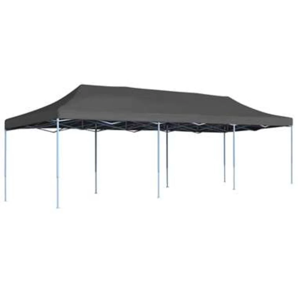 VidaXL Vouwtent Pop-up 3x9 M Antraciet 3 VidaXL Vouwtent Pop-up 3x9 M Antraciet