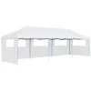 VidaXL Partytent Pop-up Met 5 Zijwanden 3x9 M Wit -Buitenparasols Winkel 1000001146