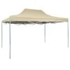 VidaXL Partytent Inklapbaar 3x4 M Staal Crème -Buitenparasols Winkel 1000001153