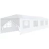 VidaXL Partytent 3x12 M Wit -Buitenparasols Winkel 1000001154