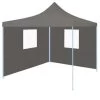 VidaXL Partytent Met 2 Zijwanden Inklapbaar 2x2 M Staal Antraciet -Buitenparasols Winkel 1000001171