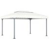 VidaXL Prieel 400x300 Cm Aluminium Crème -Buitenparasols Winkel 1000001203