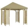 VidaXL Prieel 3x3 M Beige -Buitenparasols Winkel 1000001204