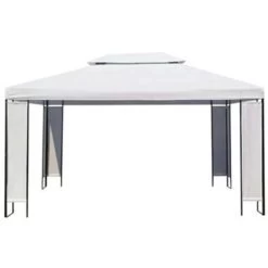 VidaXL Prieel 3x4 M Wit