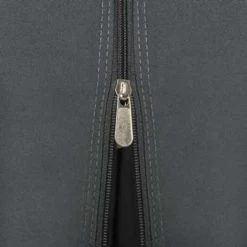 VidaXL Prieel Met Gordijn 3x3 M Aluminium Zwart -Buitenparasols Winkel 1000001222 0102