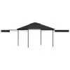 VidaXL Prieel Met Uitschuifbare Daken 180 G/m² 3x3x2,75 M Antraciet 1 VidaXL Prieel Met Uitschuifbare Daken 180 G/m² 3x3x2,75 M Antraciet -Buitenparasols Winkel 1000001235