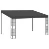 VidaXL Wandprieel 3x4 M Stof Antracietkleurig 1 VidaXL Wandprieel 3x4 M Stof Antracietkleurig -Buitenparasols Winkel 1000001236