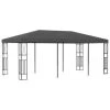 VidaXL Prieel 3x6 M Stof Antraciet -Buitenparasols Winkel 1000001296