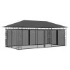 VidaXL Prieel Met Klamboe 6x3x2,73 M Antraciet -Buitenparasols Winkel 1000001339