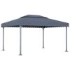 VidaXL Prieel 400x300 Cm Aluminium Antraciet -Buitenparasols Winkel 1000001365