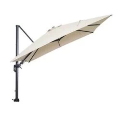 Garden Impressions Hawaii Zweefparasol 300x300 Cm Ecru -Buitenparasols Winkel 1000003906 0103