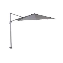 Garden Impressions Parasol S Ø300 D. Grijs/l. Grijs Met Voet En Hoes -Buitenparasols Winkel 1000003907 0103
