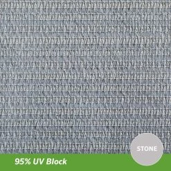 Coolaroo Schaduwdoek Rechthoek 5x3m Grijs -Buitenparasols Winkel 1000006768 0110