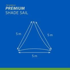 Coolaroo Schaduwdoek Driehoek 5x5x5m Grafiet 9 Coolaroo Schaduwdoek Driehoek 5x5x5m Grafiet -Buitenparasols Winkel 1000006769 0111