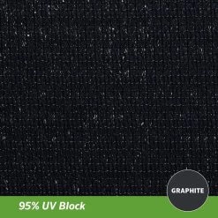 Coolaroo Schaduwdoek Driehoek 6,5x6,5x6,5m Grafiet -Buitenparasols Winkel 1000006820 0110