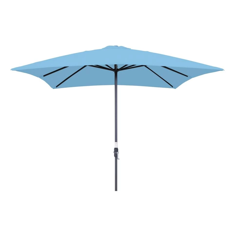 Garden Impressions Lotus Parasol 250x250 - Licht Blauw 3 Garden Impressions Lotus Parasol 250x250 - Licht Blauw