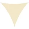 VidaXL Zonnescherm HDPE Driehoekig 5x5x5 M Crémekleurig 2 VidaXL Zonnescherm HDPE Driehoekig 5x5x5 M Crémekleurig -Buitenparasols Winkel 1000009463