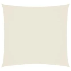 VidaXL Zonnescherm Vierkant 2x2 M Oxford Stof Crèmekleurig