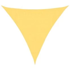 VidaXL Zonnescherm HDPE Driehoekig 3,6x3,6x3,6 M Beige