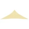 VidaXL Zonnescherm HDPE Driehoekig 5x5x5 M Beige 1 VidaXL Zonnescherm HDPE Driehoekig 5x5x5 M Beige -Buitenparasols Winkel 1000009482