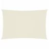 VidaXL Zonnescherm Rechthoekig 2x4 M Oxford Stof Crèmekleurig -Buitenparasols Winkel 1000009487