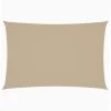 VidaXL Zonnescherm Rechthoekig 2x4 M Oxford Stof Beige -Buitenparasols Winkel 1000009488