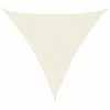 VidaXL Zonnescherm Driehoekig 5x5x5 M Oxford Stof Crèmekleurig