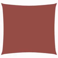 VidaXL Zonnescherm Vierkant 3,6x3,6 M Oxford Stof Terracottakleur