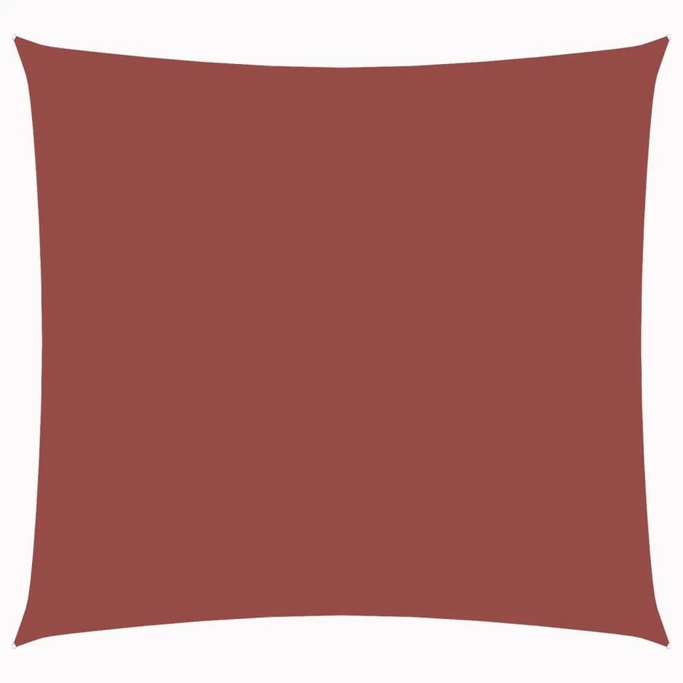 VidaXL Zonnescherm Vierkant 3,6x3,6 M Oxford Stof Terracottakleur 3 VidaXL Zonnescherm Vierkant 3,6x3,6 M Oxford Stof Terracottakleur