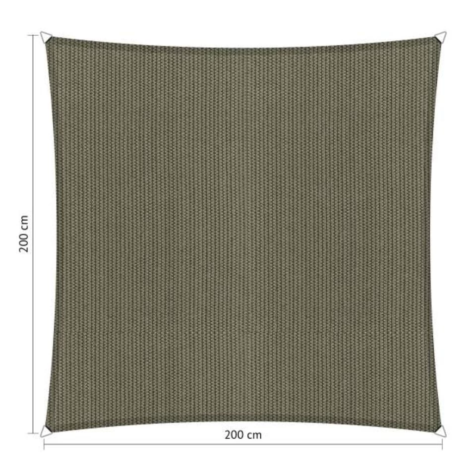 Shadow Comfort Vierkant 2x2m Desert Storm Met Bevestigingsset 3 Shadow Comfort Vierkant 2x2m Desert Storm Met Bevestigingsset