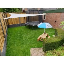 Shadow Comfort Driehoek 3x4x5m Desert Storm -Buitenparasols Winkel 1000013763 0110