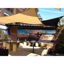 Sunfighters Rechthoek 3x4 Zand -Buitenparasols Winkel 1000013805 0110