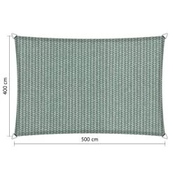 Shadow Comfort Rechthoek 4x5m Country Blue -Buitenparasols Winkel 1000013821 0101