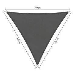Shadow Comfort Waterafstotend, Driehoek 4x4x4,m Vintage Greyset