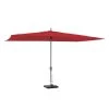 Madison - Parasol Rectangle Brick Red - 400x300 - Rood -Buitenparasols Winkel 1000036286