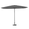 Madison - Parasol Profi-line - Rond 400x300 - Volant - Grijs -Buitenparasols Winkel 1000036292