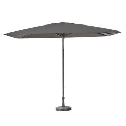 Madison - Parasol Profi-line - Rond 400x300 - Volant - Grijs
