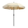 Madison - Parasol Lanzarote Round Ecru - 250cm - Beige -Buitenparasols Winkel 1000036302